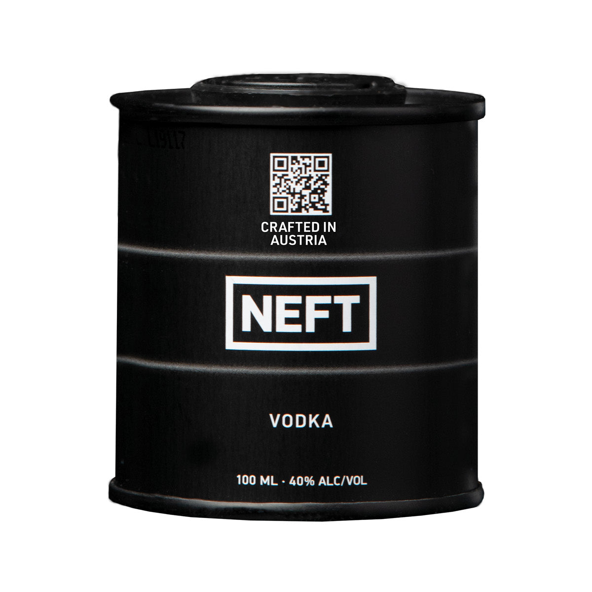 NEFT Vodka Black Mini Barrel 100ml