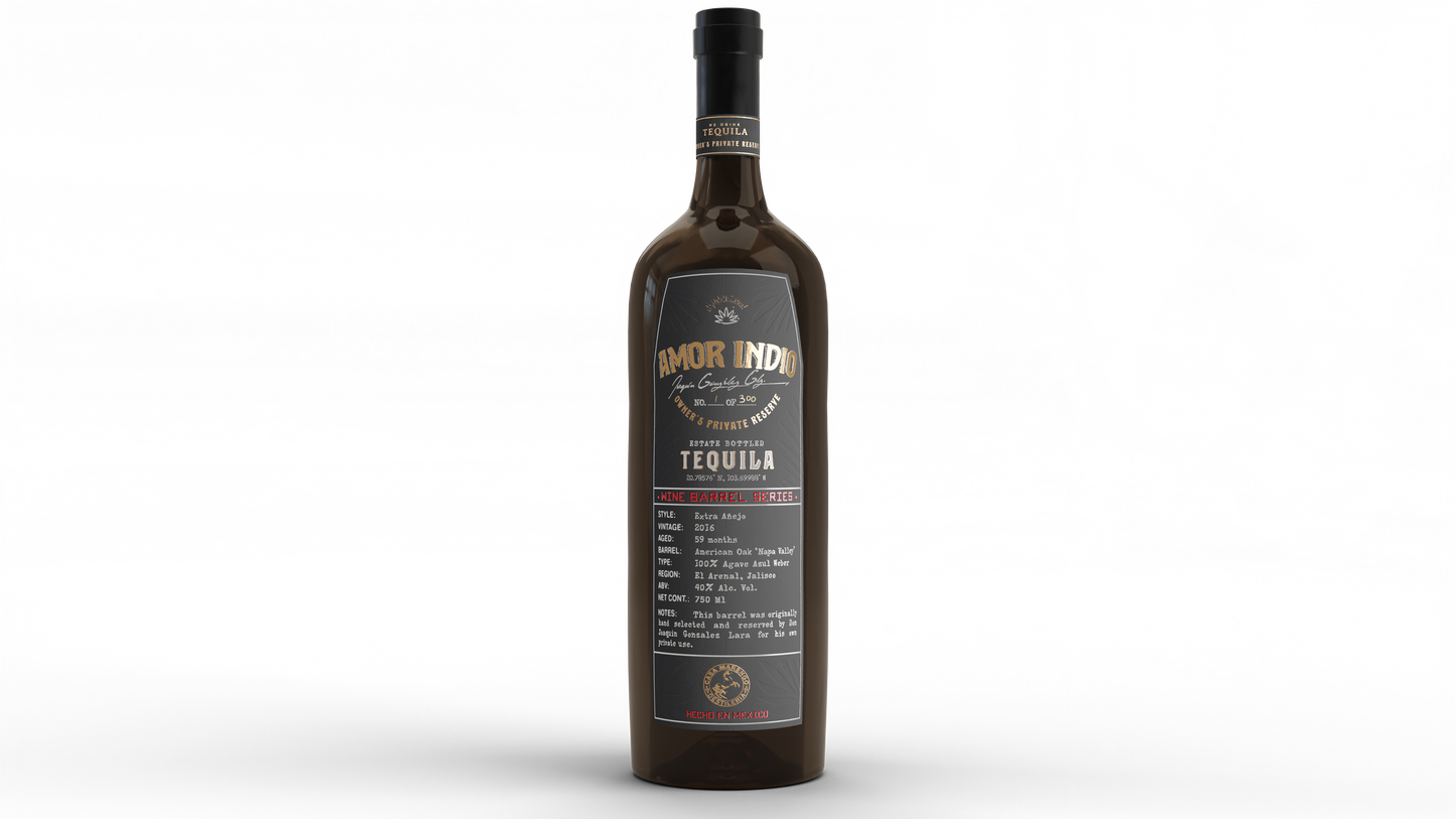 Amor Indio Owner’s Private Reserve - Wine Barrel Series Extra Añejo