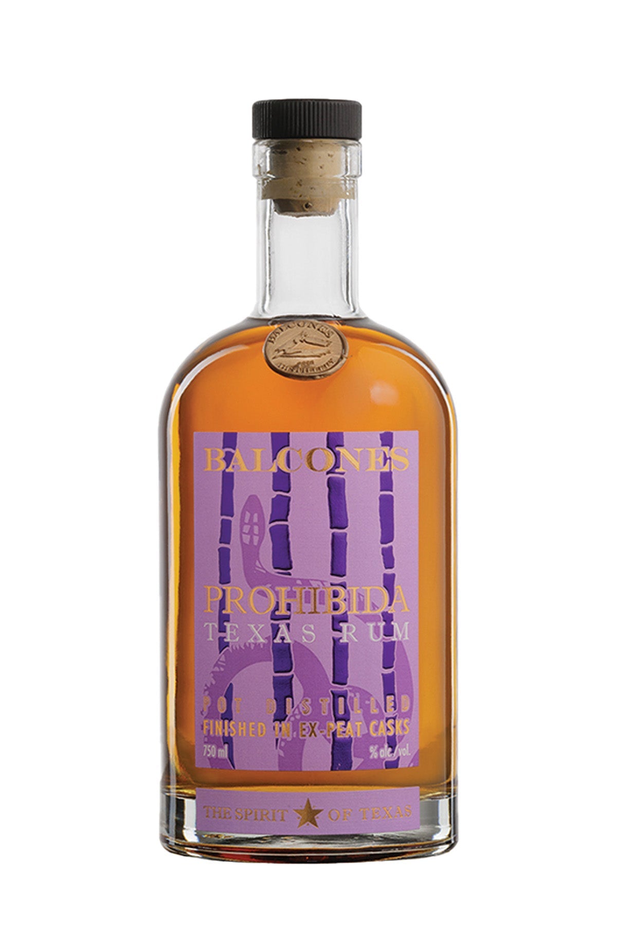 Balcones Distilling Prohibia Peated Rum