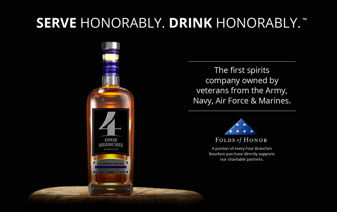 Four Branches Bourbon Gives Back to Veteran Families Utilizing Fulfillment Capabilities of eCommerce Partner Speakeasy Co.