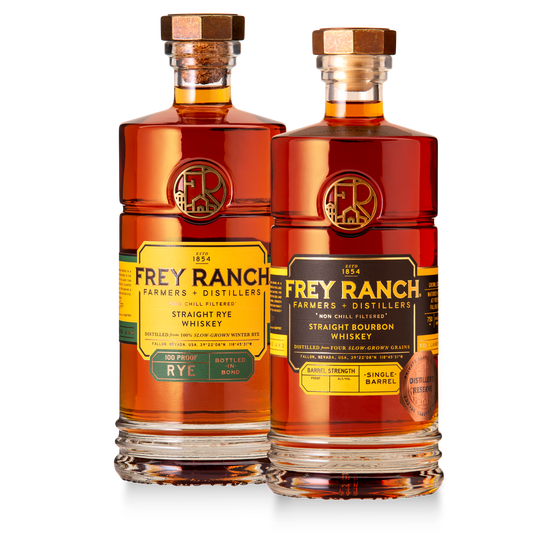 Barrel #2306 HSC-6 “The Tribe” Single Barrel Bourbon + Frey Ranch Bottled-in-Bond Straight Rye Whiskey